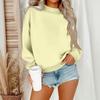 Women's Casual Fashion Round Neck Long Sleeve Sweatshirt