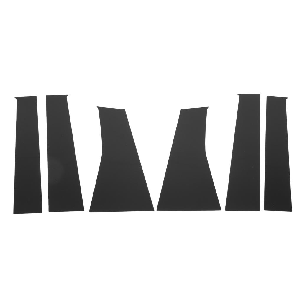 Copribarre Montanti Finestrino Trim Nero Lucido Plastica PC Decalcomania Montante Centrale B Sostituzione per Mitsubishi ASX dal 2011 al 2020