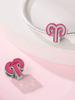 Charm Bead Components Plata Pink symbol Bead Components Charm Bead Component Copper Metal Plated Compatible With Charm Bead Components Copper Metal