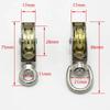 Mini Pulleys Fixed/Moving Metal Sheave Zinc Alloy Lifting Rope Roller Pulley Capable of Bearing 100-250KG