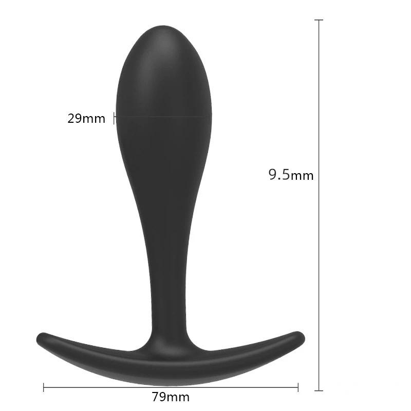 Mushroom Butt Plug Sex Tool for Men Silicone Anal Plug Male Masturbator Prostate Massager Adult Product Sex Toys for Gay