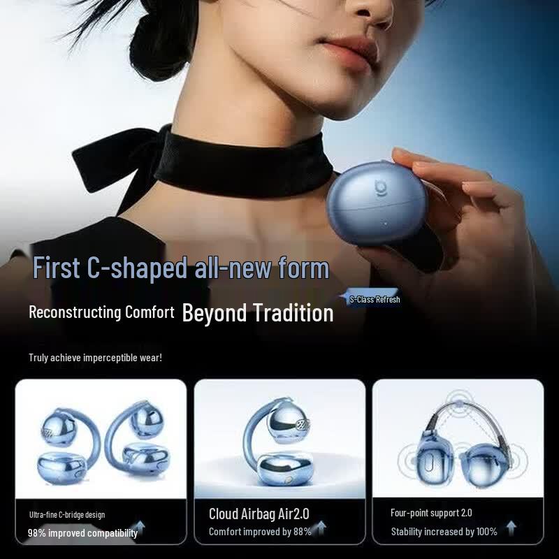 Baseus MC2 S Open-Ear Air Clip Wireless Earbuds