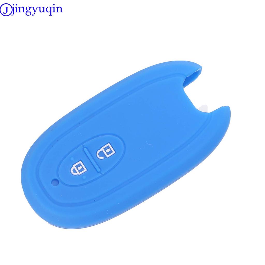 jingyuqin Car Key Case Silicone For suzuki alto hasla 1 - lapin wagon r Remote Key Silica Gel Car Interior Accessories 2 3 4B