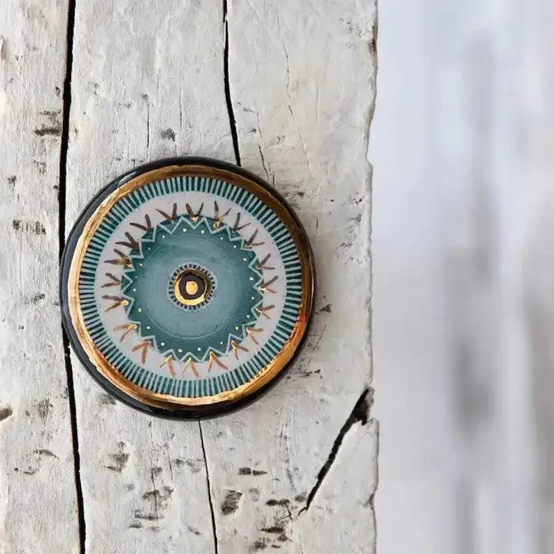 Wall Decoration Easy To Install Wall Hanging Wall-mounted Decorative Turkish Greek Blue Wall Hanging Evil Eye Pendant