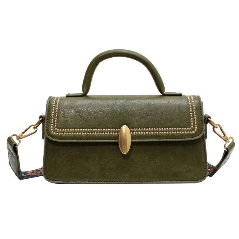 Премиальная текстура ретро маленькая сумка осень и зима новая сумка-мессенджер женская — фото 5