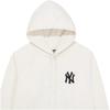 New Era Mikiny Unisex Bílé S Kapucí (Nerozebíratelné) Střední 14860813