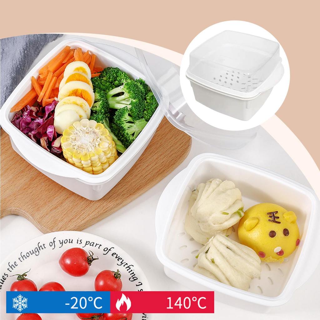 Plastic Steamer Microwave Oven Steamer With Lid Cookware Steamer Household Steamed  Cooking Microwave Oven Steamer Kitchen