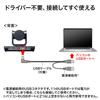 Sanwa Supply Webcam with 10x USB A Megapixel Remote Control Compatible Zoom, Connection, 2.1 Resolution, (CMS-V54BK)