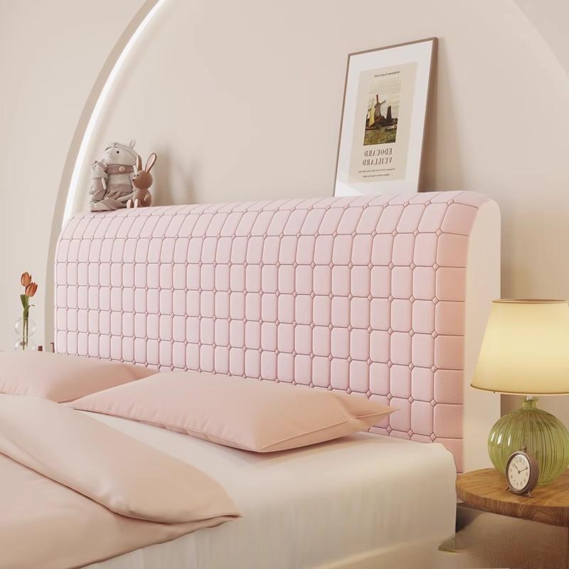 Nou Modern Și Simplu Inclusiv Tăblie Pat Patru Sezoane Universal Culoare Solidă Lavabil Husă Tăblie All Inclusive