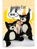 Adorable Black Cat Plush Toy - Cute Kitten Doll, Perfect for Kids or Girlfriends, Ideal for Sleep or Birthday Gifts