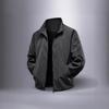 Mens Lightweight Windbreaker Jacket With Stand Collar Hooded Outdoor Running Cycling Casual Sport Coat