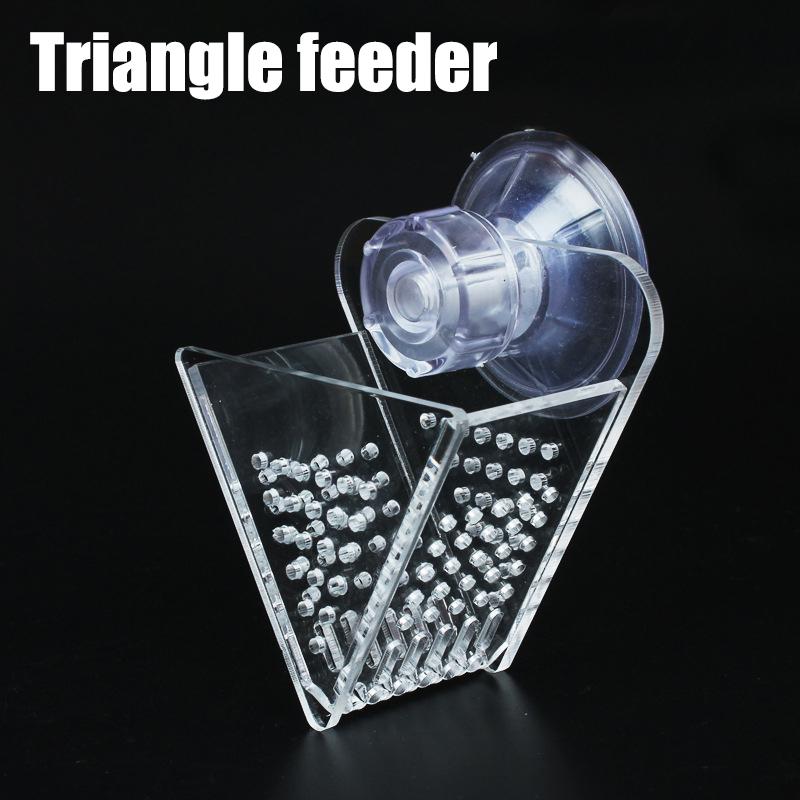 Acryl Futterbecher Pflanzenbecher Aquarium Rote Mückenlarven Fischfutter Hängender Futterbecher für Aquarium Aquarium Dekor Zubehör