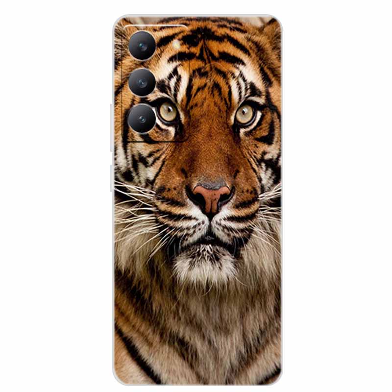 For Redmi 15 4G Phone Case Fashion Flowers Transparent Silicone TPU Soft Back Cover Case For Xiaomi Redmi 15 5G Case Redmi15 Bag