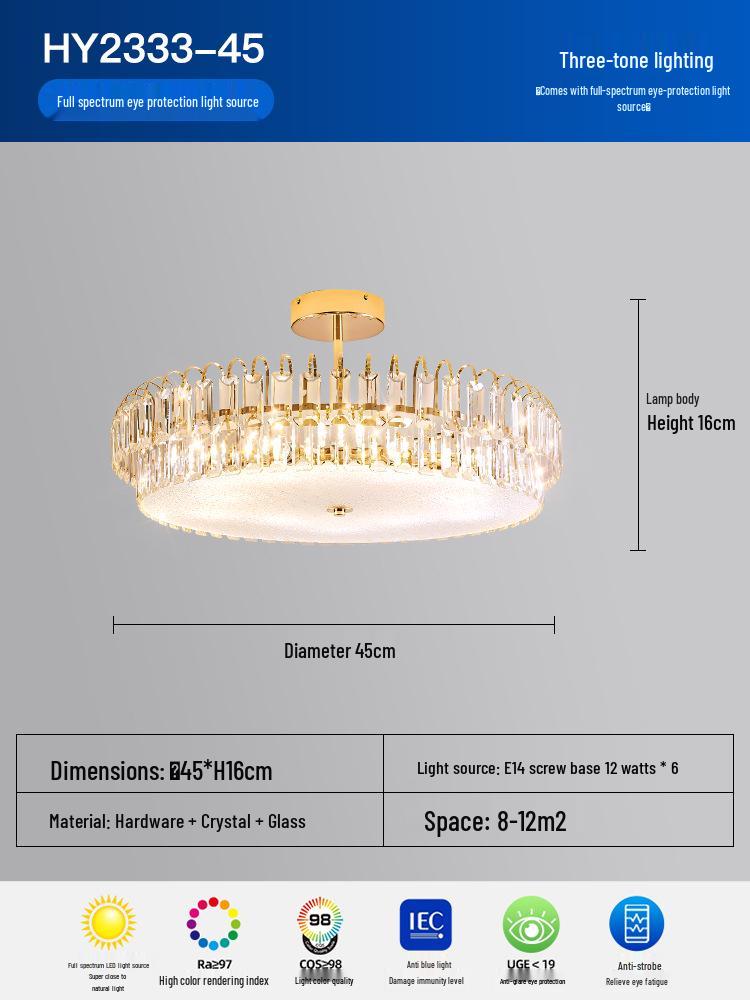 Acrylic Cloud Mist Ceiling Light: Modern, Luxurious Designer Crystal Lamp for Master Bedroom and Living Room