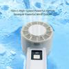 Handheld Mini Fan, USB Rechargeable, Low Noise Portable Fan, Desktop, Long Battery Life, Office Desk Small Cooling Electric Fan, White