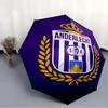1pc Anderlecht Umbrella, Sun Protection, And UV Shielding. It Has Eight Sturdy Ribs for Outdoor Use And Perfect As a Holiday Gift