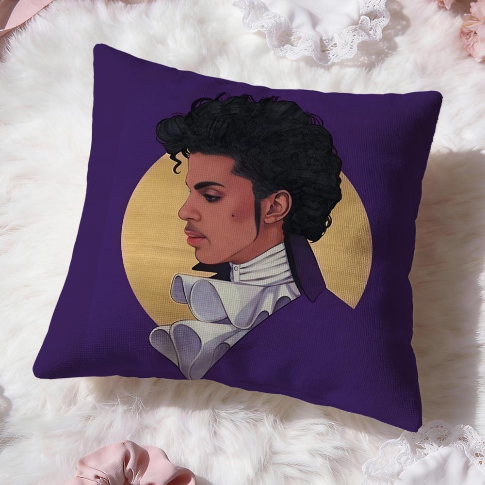 Funny P-Prince Singer Cushion Cover Premium Comfort Reversible Pillow Cove -Two in One Design for Any Room & Car Interior