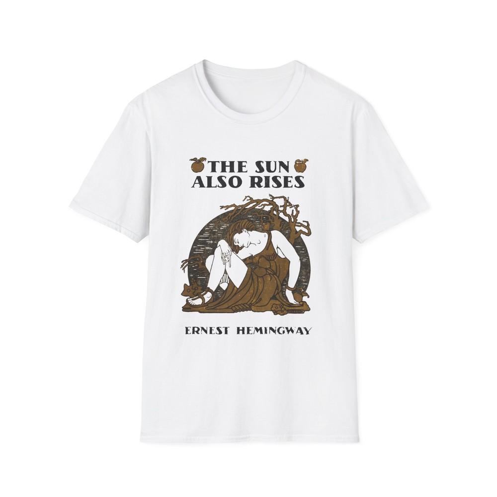 

1926 ernest hemingway book cover for the sun also rises tshirt 3XL