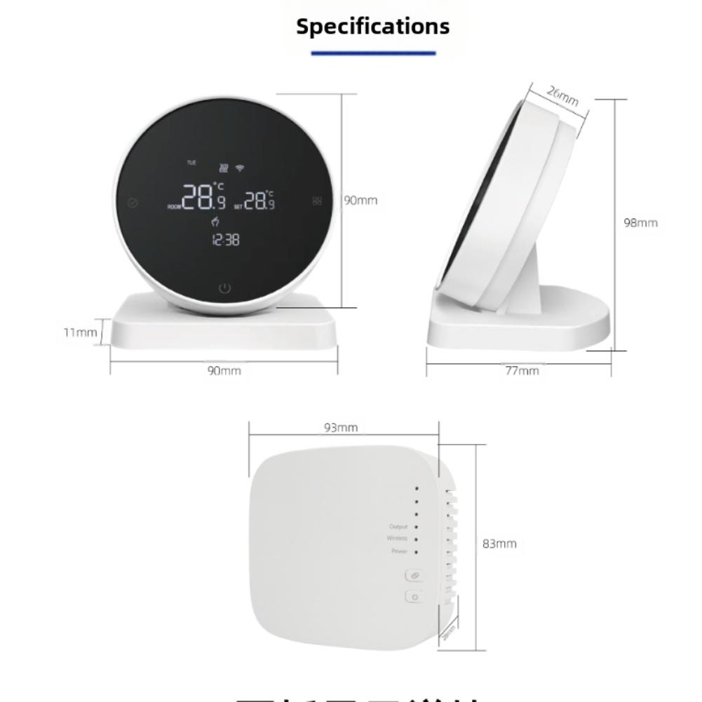 Smart WiFi Thermostat Compatible with For ALEXA and For Tuya Assistant Remote App Control and Programmable Temperature Settings
