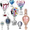 New 925 Silver Various Air Ball Pendant Charm Fit Original Bracelets Women Jewelry Accessories Gift DIY Trinket