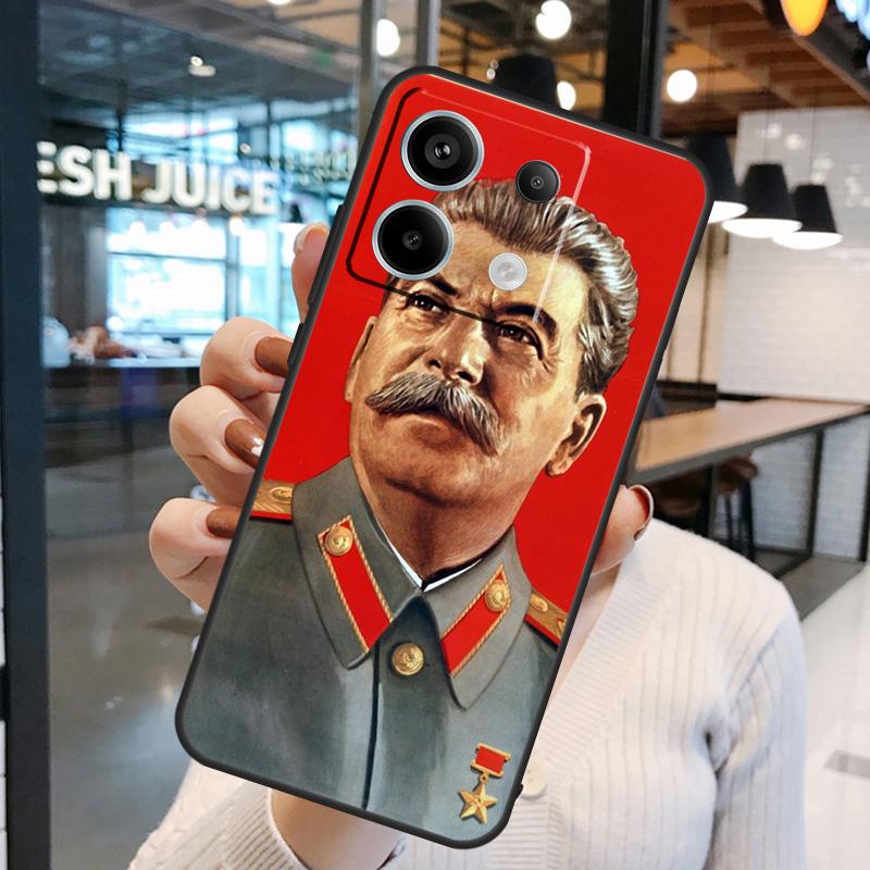 Soviet Union Leader Stalin Case For Xiaomi Redmi Note 11 9 10 12 13 14 15 Pro Plus Redmi 15 15C 10C 12C 13C 14C Cover