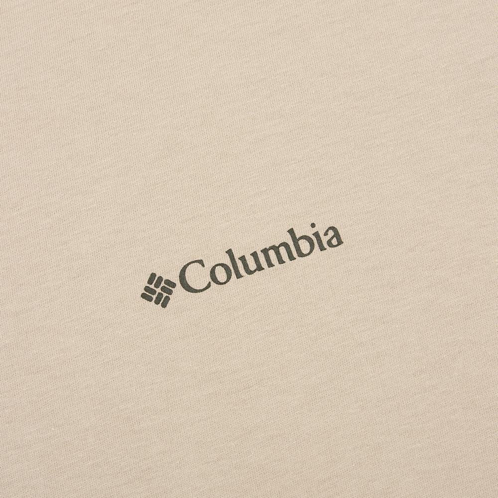 COLUMBIA Unisex Csc Outdoor White Graphic Short Sleeve T-Shirt