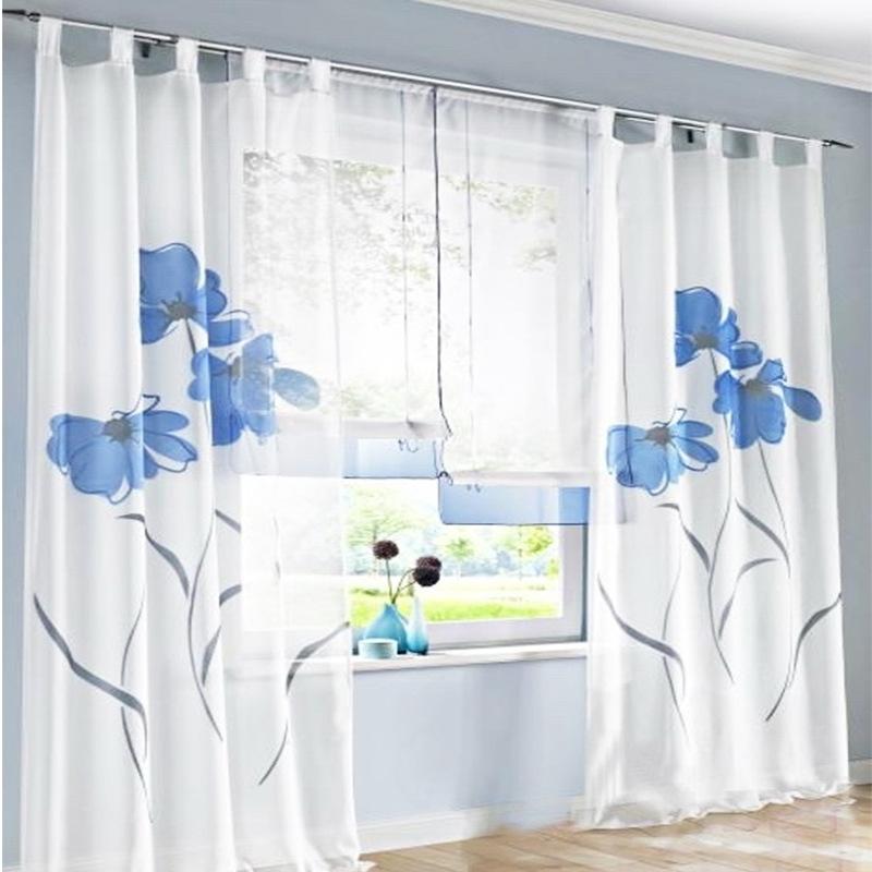 Vertikala spraygardiner, enkla sovrum vardagsrum polyester vertikala gardiner