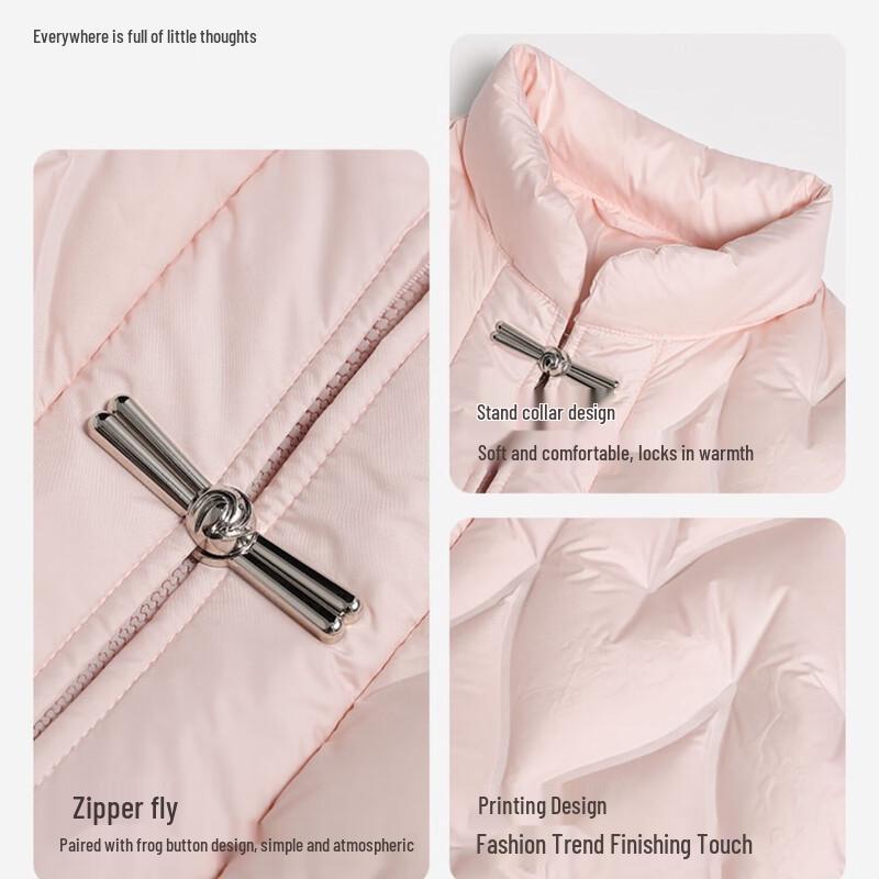 SNOWFLYING Women's Lightweight Chinese Style Down Jacket