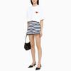 Prada SS22 Women's Logo Crew Neck T-Shirt White 3560A-10UP-F0009-S-212