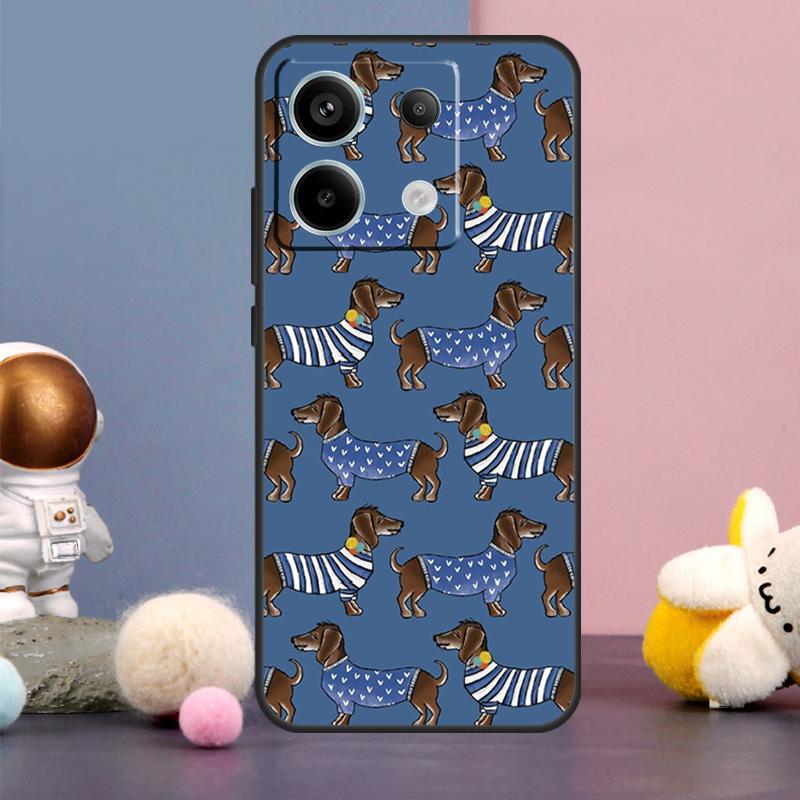 

Dachshund Dackel Dog Case For Xiaomi Redmi Note 15 Pro Plus 10 11 12 13 14 Pro Redmi 15 15C 14C 10C 12C 13C Cover Redmi Note 12 Pro 4G