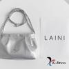 Shirring Chain Square Shoulder Bag (3 Colors)