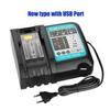 With Charger Bl1860 Rechargeable Batteries18v 8000mah Lithium Ion For Makita 18v Battery 8ah Bl1840 Bl1850 Bl1830 Bl1860b Lxt400