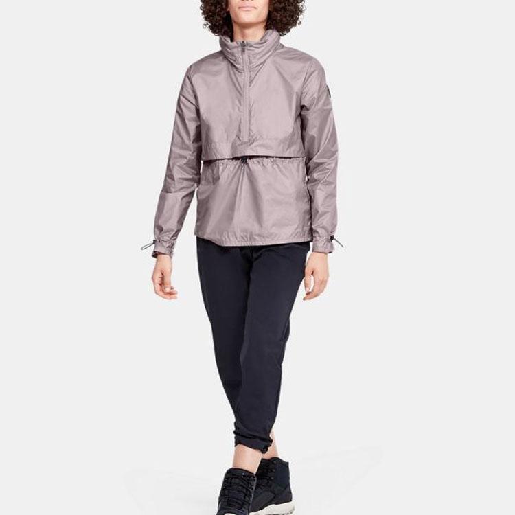 Under Armour Training Sports Jacket Women Tops Pink 1350963-667