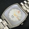 GENUINE 46941 VINTAGE ORIENT CRYSTAL AUTOMATIC JAPAN MENS WHITE WATCH a704888-1