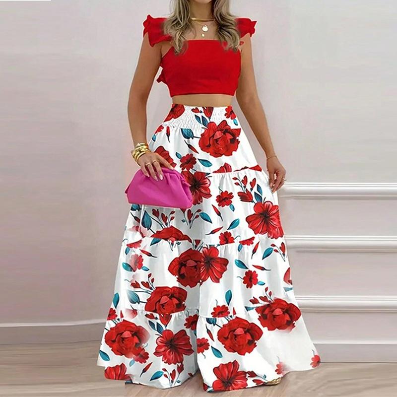 Women's Yellow Sleeveless Maxi Dress V Neck Flowy Summer Long Dress