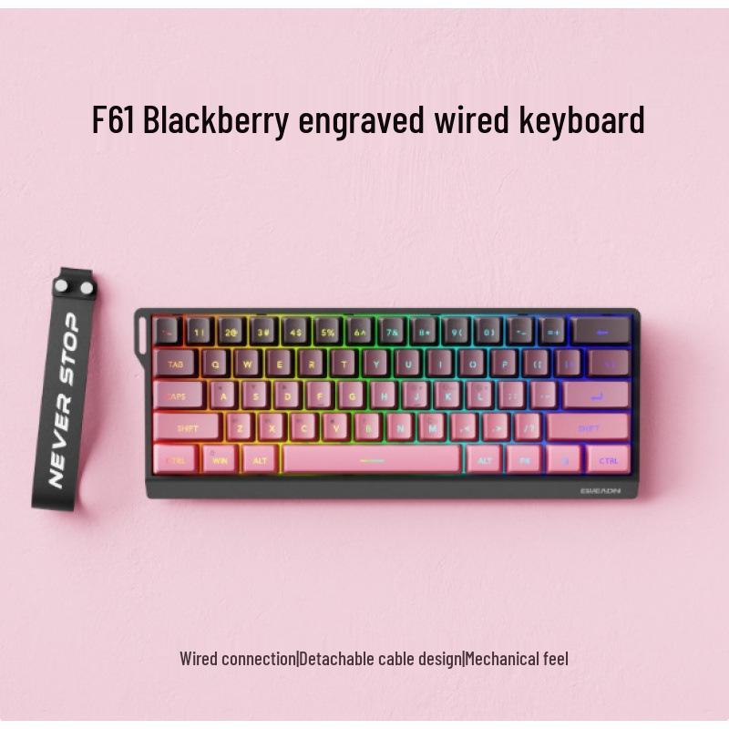 Qianxingzhe F61/F68 Portable Bluetooth Mechanical-Feel Wireless Keyboard