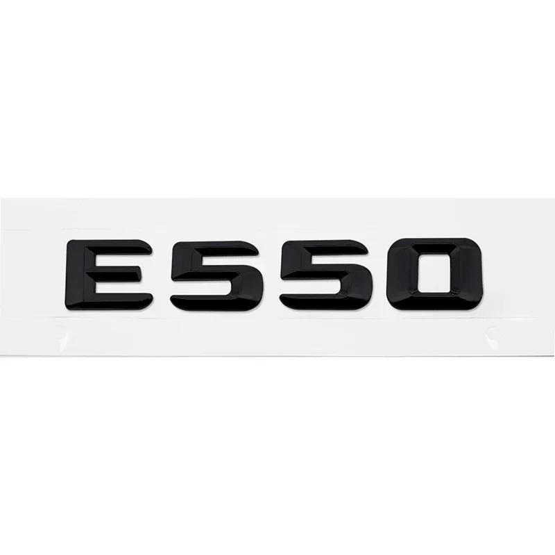 Car Rear Trunk Number Letter Sticker Tail Box Emblem Badge for Mercedes Benz E Class E300 E320 E350 E400 E420 E430 E500 E550 ooo1