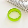 Bright Color Chunky Bangles Round Resin Bracelets New Lady's Bracelet  Gifts