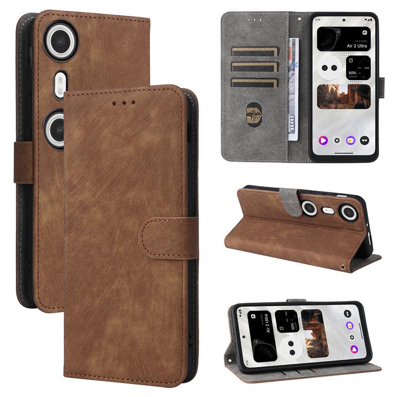 

Чехол-книжка для [XReal Beam Pro] Чехол для телефона из искусственной кожи с полной защитой корпуса [блокировка RFID] for XReal Beam Pro коричневый