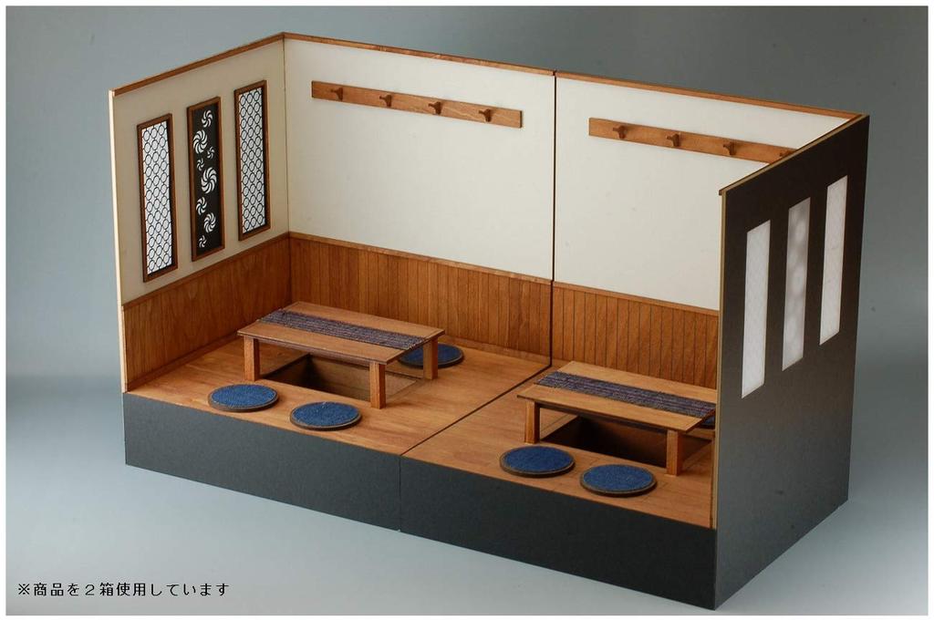 Kobaani Model Studio 1/12 Japanese Building Series: Modern Japanese Izakaya with Sunken Table Assembly Kit WZ-021