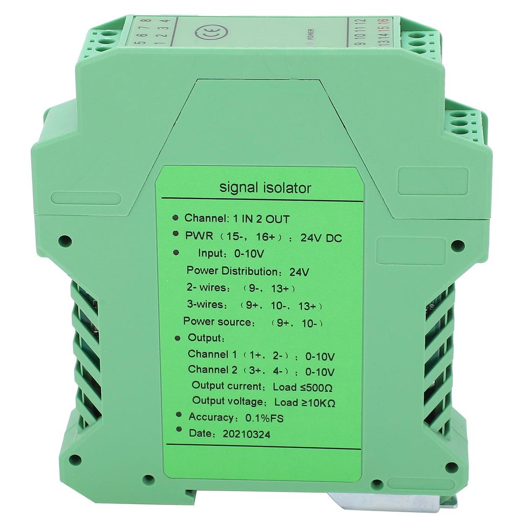 Isolator  1 Input 2 Output Current Voltage Transmitter Rail Mount Conditioner GLG