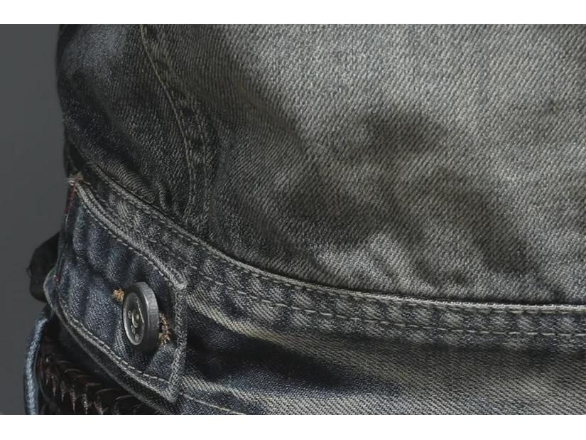 2024 Autumn Korean Trendy Men's Slim Retro Denim Jacket - Fashionable Casual Motorcycle Style