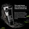 QRAA Men Himalayan Charcoal Purifying Face Wash|Pack of 2 | For Deep Cleansing Of Pores| Removes Dirt, Controls Oil| (100GM X 2)