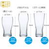 Toyo Sasaki Glass Beer Glass Set (Dry, Premium, and Dark Beer), Made in Japan, Dishwasher Safe, G071-T239, 3-Piece Set