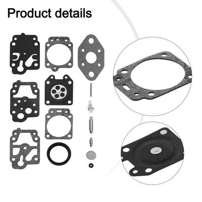 Carburetor Repair Kit for McCulloch T26CS and B26PS Trimmer with Diaphragm Gasket and Metering Chamber Gaskets