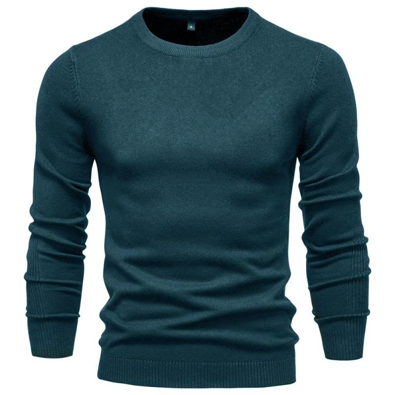 Mens Turtleneck Knit Sweater Casual Long Sleeve Pullover Fall Winter Slim Fit