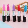 Lifelike Lipstick Writing Pen Plastics Funny Signature Pen Stationery Supplies Gel Pen  School