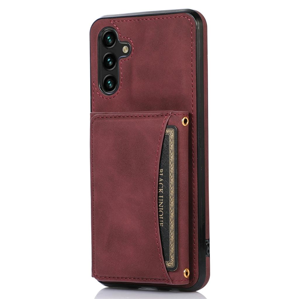 For Samsung Galaxy A16 4G/5G Phone Case Tri-Fold Wallet Kickstand PU Leather+TPU Back Cover