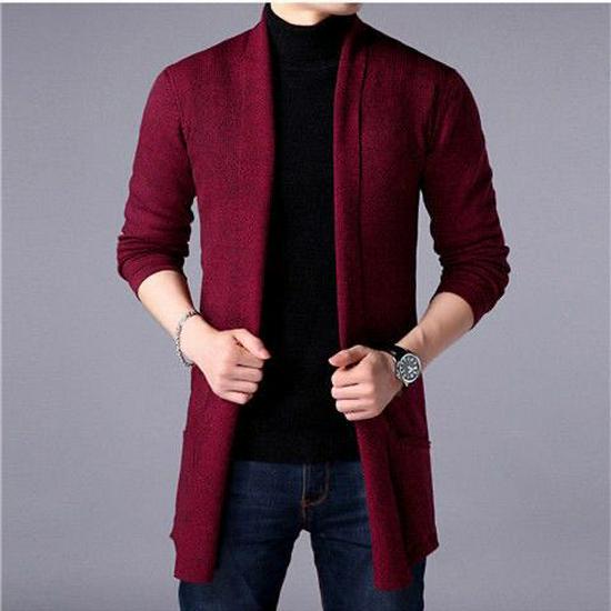 Men's Korean Style Lightweight Knit Cardigan - Spring/Autumn Trend 2021