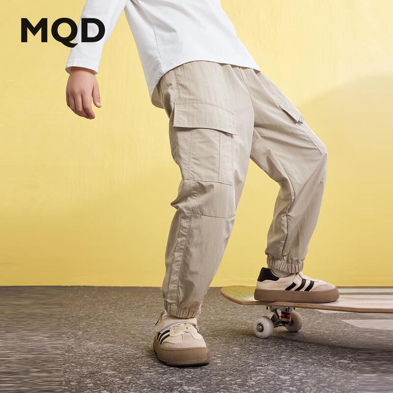 Осенние мужские уличные брюки-карго MQD 160cm светло-серый